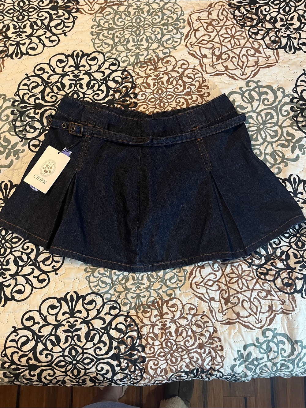 Cider Denim Mini Skirt
